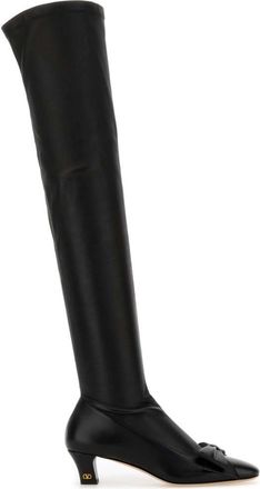 Valentino Garavani Black Leather Boots