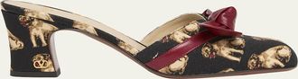 Valentino Garavani St Petit Charles Bow Mule Pumps