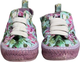 Dolce & Gabbana Multicolor Canvas Espadrilles Sneakers Womens Shoes (Pre-Owned)