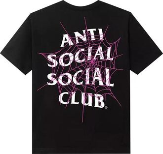ANTI SOCIAL SOCIAL CLUB Web Of Lies T-Shirt Black 0657-100000103WOLT-BLAC