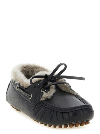 Brunello Cucinelli Monile Moccasin - Black