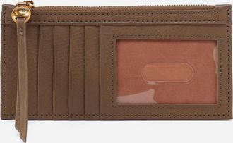 Hobo Womens Carte Wallet In Dark Elm