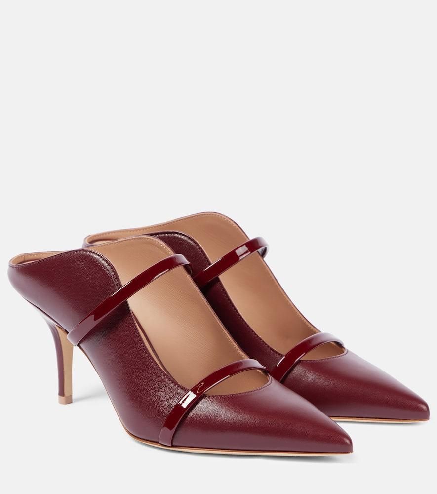 PARIS TEXAS Jessica Slingback Mirror Leather Pumps from