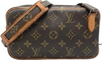 Louis Vuitton Pre-owned Pochette Marly Bandouliere - Dames - Vintage Schoudertas - Bruin - ONE Size - Vintage