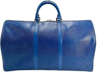 Louis Vuitton Pre-owned Weekend Bags, female, Blue, Size: ONE SIZE Pre-owned Leather louis-vuitton-bags
