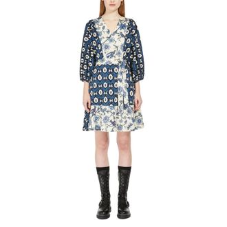Max Mara Maxi Jurk - Dames - Korte kleedjes - Blauw - M - Kleedjes