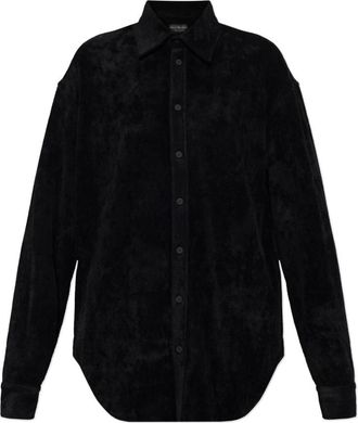 Balenciaga Corduroy Shirt - Dames - Overhemden - Zwart - S - Overhemden