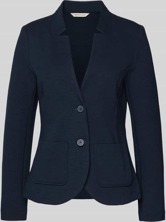 Tom Tailor Blazer mit Knopfleiste in Marine, Gr&ouml;&szlig;e XXXL