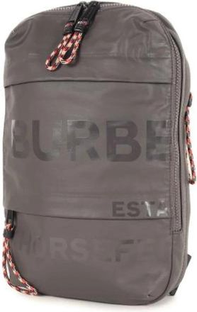 Burberry Pre-owned Vintage Sling Bag - Heren - Vintage Schoudertas - Grijs - ONE Size - Nylon - Vintage