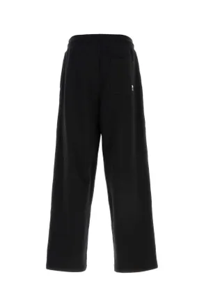 Ami Cotton Drawstring Joggers - Black
