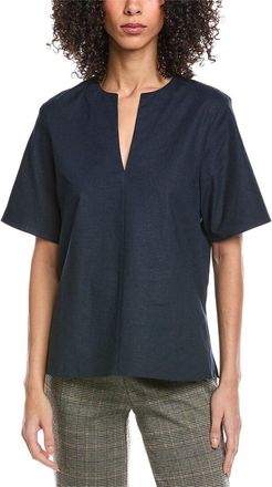 Vince Easy Linen-Blend Top