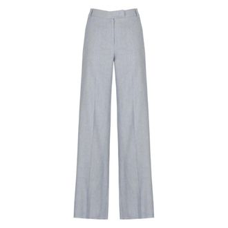 Marella Broeken, Dames, Blauw, S, Wijde broek