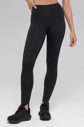 Alo | Airlift High-Waist Elongated Legging in Black, Size: Medium