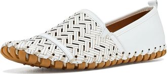 Spring Step Kapri Womens Slippers White : EU 42 (US Womens 10.5-11) M, Leather