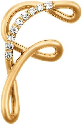 Charlotte Chesnais Alphajoaillerie 18kt Gold Necklace - Letter F - One Size