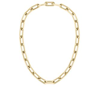 BOSS Gold-tone necklace with branded link