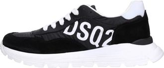 Dsquared2 Fabric and Suede Sneakers - Dames - Sneakers - Zwart - 39 EU - Su&egrave;de - Schoenen