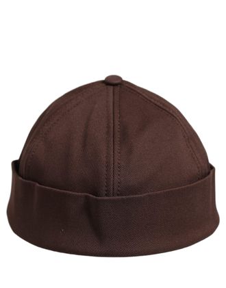 Dolce & Gabbana HAT10038 Cotton-Blend Docker Cap Bucket Hat - Brown
