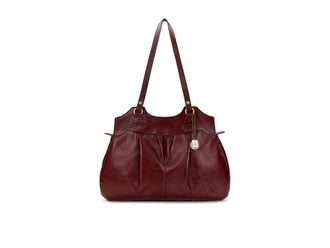 Patricia Nash Napoli Satchel - Anniversary Satchel Womens Handbags Oxblood - 616, Faux Suede/Leather/Polyester