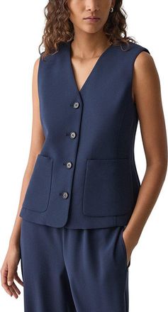 Theory Zig Zag Stitch Vest