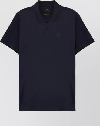 Belstaff polo shirt steel logo patch design