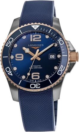 Longines HydroConquest Automatic Blue Dial Rubber Strap Mens Watch L3.782.3.98.9