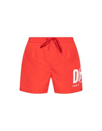 Diesel Mens Diesel BMBX-Nico Red Swim Shorts - Size: 33/32/32