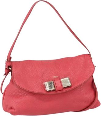 Chlo&eacute; Pre-owned Cross Body Bags, female, Pink, Size: ONE SIZE Pre-owned Hand Bag