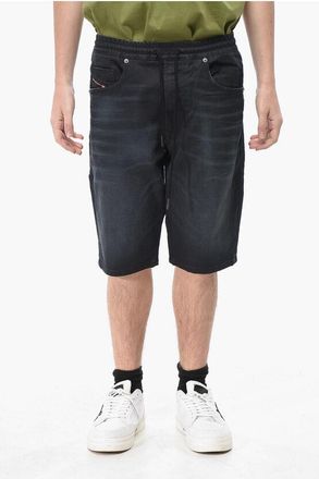 Diesel Denim Stretch Shorts 2033 D-KROOLEY with Elastic Waist size 28