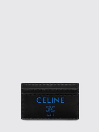 Celine Portacarte in pelle con logo