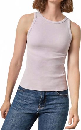 Lilla P Sunwashed Rib Tank In Freesia