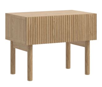Selsey Selsey - Nolie - Mesita De Noche Con Caj&oacute;n - 50 Cm - Aspecto Roble