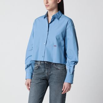 Loewe Blue cotton poplin shirt