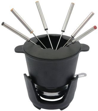 OEM Juego De Fondue De Hierro Fundido Para 6 Personas Kinghoff Kh-1195