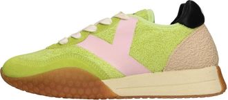 Keh-noo Su&egrave;de en rubber sneakers - Dames - Sneakers - Veelkleurig - 36 EU - Su&egrave;de - Schoenen