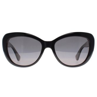 Kate Spade New York Butterfly Womens Black Grey Polarized Emmalynn/S Sunglasses - One Size
