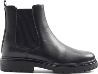 Fifth Avenue leren chelsea boots zwart