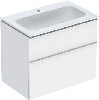 Keramag Keramag - Geberit Icon Set Mueble Lavabo Con Mueble Bajo Lavabo, 2 Cajones