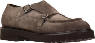 Doucal's Double-Buckle Shoe - Heren - Nette schoenen - Bruin - 42 EU - Su&egrave;de - Schoenen