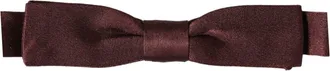 Dolce & Gabbana 100% Silk Bow Tie - Brown