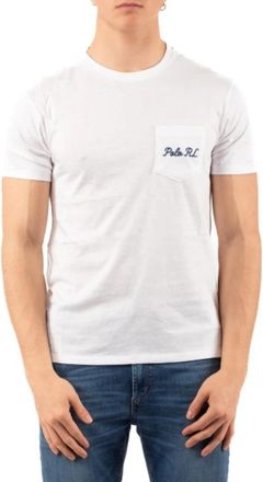 Ralph Lauren Custom Slim Fit Polo Bear Jersey T-Shirt - Heren - T-shirts - Wit - L - Katoen - Tops