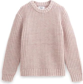 Wax London Round-neck Knitwear, male, Pink, XL, Pink Jumper Made in China
