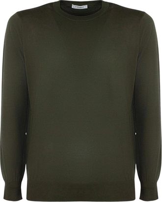 KANGRA Crew Neck Jumper - Heren - Ronde hals truien - Groen - 3XL - Katoen - Truien & Vesten