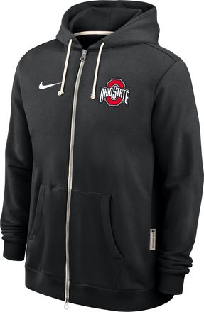 Nike Ohio State Sideline Nike Mens Dri-FIT College Full-Zip Hoodie in Black | 03AV00AOH-WZZ