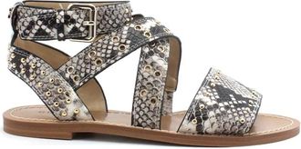 Guess Schoenen, Dames, Veelkleurig, 36 EU, Leer, Platte sandalen