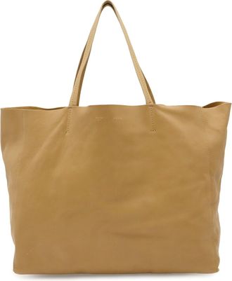 Celine Beige Leather Shoulder Bag Tote Bag (Pre-Owned)