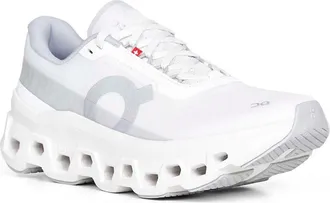 On Womens Cloudmonster 1 Sneakers White Recycled Polyester Trainers
