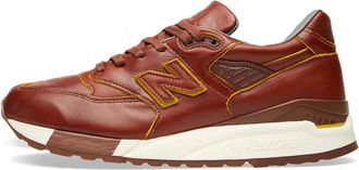 New Balance Horween Leather x 998 Brown White M998DW