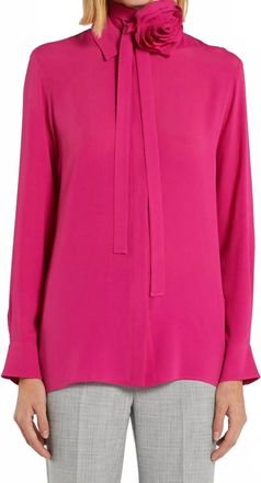 Marella Nastro Blouse In Fuchsia