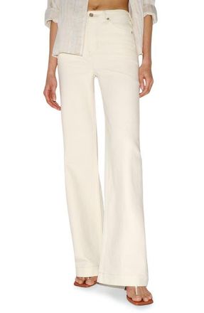 Reformation Bex Super Stretch Wide Leg Jeans in Fior Di Latte at Nordstrom, Size 25